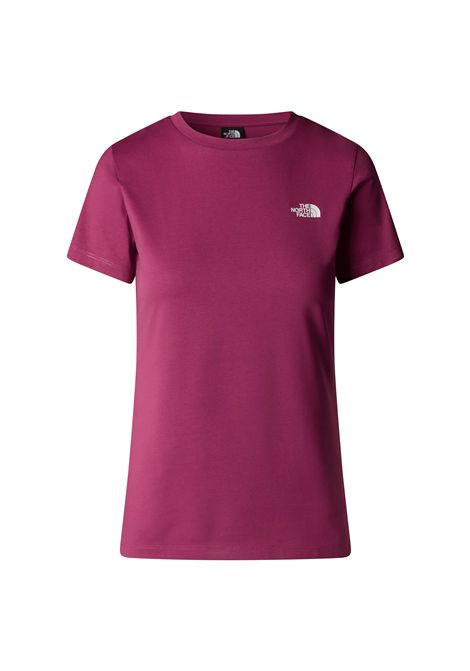 T-shirt The North Face Simple Dome Slim Fucsia Donna THE NORTH FACE | T-shirt | NF0A87NH-6EO1